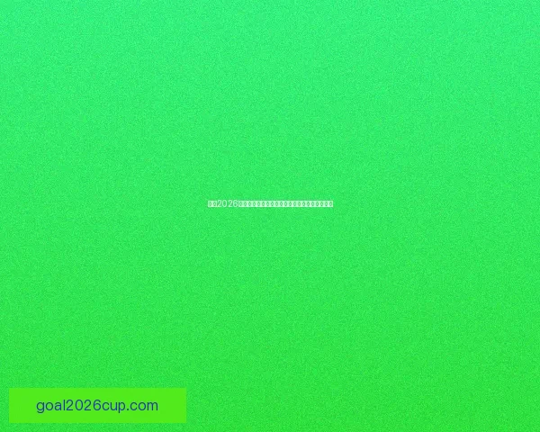 聚焦2026年世界杯赛程安排全景解析与精彩赛事前瞻指南